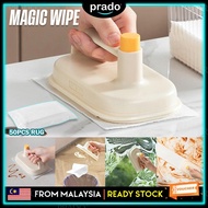 PRADO Kitchen Tissue Mop 50pcs Disposable Rags Magic Brush Stains Absorb Wipes Cleaning Brush With H