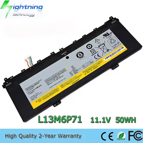 New high-quality L13M6P71 11.1V 50Wh 4520mAh Laptop Battery for Lenovo Yoga 2 13 Series 121500234 L1
