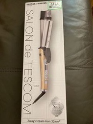 Nobby by Tescom 2 ways steam hair iron (straight & curl)