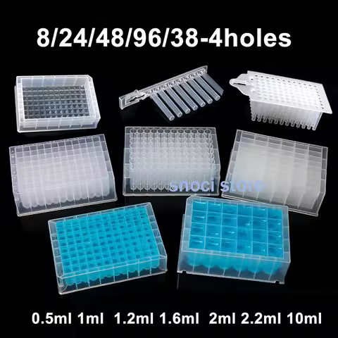 24/48/96-Well Deep Well Plate Plastic Storage Plates Chamfered Deep-Well Plates Storage Dilution DNA