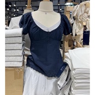 [HCM] Reina.studios BM Y2K STYLE SQUARE NECK DRESS NAVY BLUE SUMMER 2026