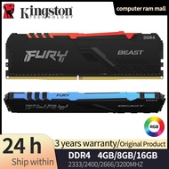 Kingston Fury Beast DDR4 4GB 8GB 16GB 32GB 2666MHz 3200MHz 3600MHz Máy tính để bàn AMD Intel CPU Bo