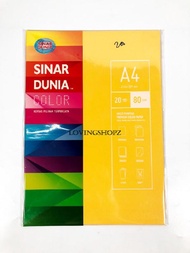 Kertas Spectra A4 80 gram warna Gold (200) Per Rim Kertas HVS A4 80 Gram Warna Gold (kode 200) Per R