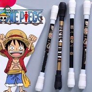 1Pcs Student Rotating Gel Pen Naruto One Piece Spinning Pen Spining Spin Balance Pen Oily Pen Finger