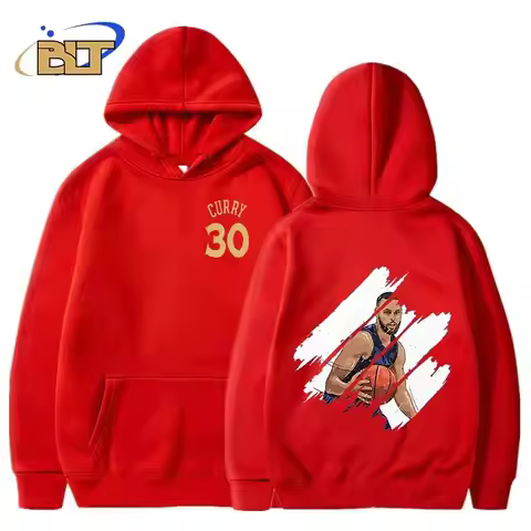 2025 stephen curry double-sided printed adult hoodie loose large size sports sweatshirt casual top f