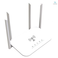 4G WiFi Router 300Mbps Wireless Router with 4 External Antennas SIM Card Slot for Home Office Hotel US Plug