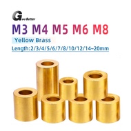 Brass Standoff Spacer M3 M4 M5 M6 M8 Motorsport Stand off Collar Round Spacer Bush