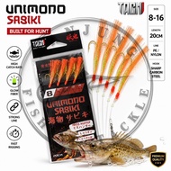 TACHI Umimono Sabiki Apollo Rig /  Umpan Hidup Perambut