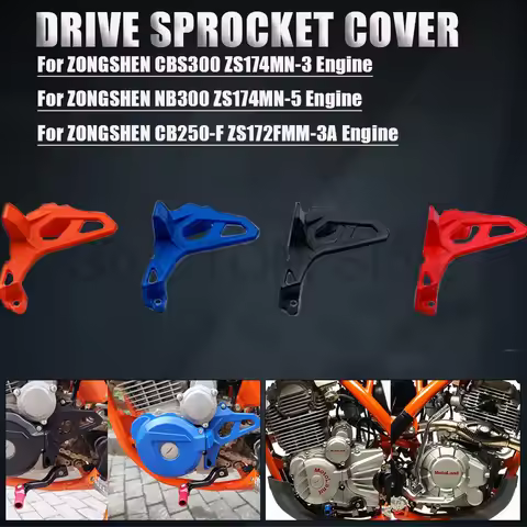 OTOM ZS172FMM-3A ZS174MN-5 ZS174MN-3 Motorcycle Drive Sprocket Cover Guard Engine Protector For ZONG