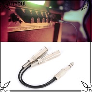 ARREBUL 6.35mm Male to 2 6.35mm Female, Male to 2 Female Shielding Breakout Splitter Cable, Electric