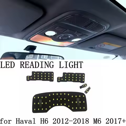 for Haval H6 2012-2018 M6 2017+ 5 pcs/set 6000K White 2835 SMD High Brightness Car LED Reading Light