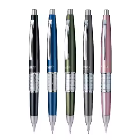 Pentel KERRY P1035 Mechanical Pencil 0.5mm Alloy Pen Barrel Activity Automatic Pencil From Japan