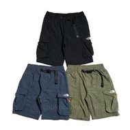 海外預訂 3色選 the north face 戶外機能口袋款工裝短褲