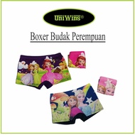 Boxer Budak Perempuan 1set 3pcs