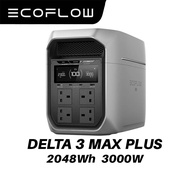 EcoFlow DELTA 3 Max Plus UK Plug 3000W Output 2048Wh LiFePO4 Fast Charge UPS Home Backup Portable Po