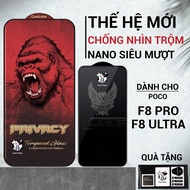 Toughened Poco F7, F7 PRO, F7 ULTRA Cowcase full screen anti-peeping | Screen protector for