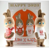 全新原封 Rabi x Lubi 兔 Happy 2023 卯年限定Rabbit by Kohei Ogawa 小川耕平老師 green cow garden Bg Bear How2work 國際知