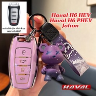 GWM HAVAL H6 HEV PHEV Haval Jolion car key cover car keychain Jolion H6 HEV H6 PHEV key holder