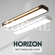 Nordic Horizon Black White Rectangular Linear Pod Led Ceiling Light 78cm Corridor Bedroom Service Ya