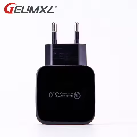 GEUMXL Quick Charge 3.0 EU 5V 3A Smart Travel USB Charger Adapter Mobile Phone Charger for iPhone Sa