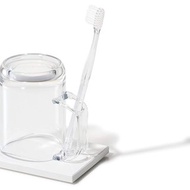 日本 Like-it 可瀝水漱口杯及吸水珪藻土杯墊組