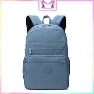 Mindesa8688 Men's and Women's Backpack Nylon Cloth Simple and Lightweight Multi Pocket Capacity Larg