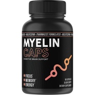 Myelin Caps, Brain Health Supplement, Focus Supplement & Brain Health with AlphaSize, Memory and Cog