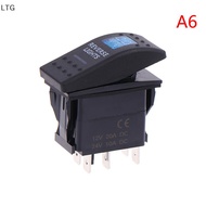 LTG 5Pin Car Switch Boat Truck Light Toggle Switch Waterproof 12V 24V Bar Style Toggle Rocker Revers