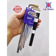 Made in Japan Eight Japanese hexagon set TLS-9NP, BHS-9NP with 9 ball head sizes from 1.5-10mm - Add