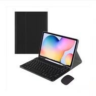 คีย์บอร์ดบลูทูธไร้สาย For Samsung Galaxy Tab S7 FE S9 FE + S7Plus S8Plus Tab S6 Lite TPU คลุม ยาเม็ด Keyboard Case