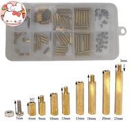 Tast Standoff Screw Nut Assortment Kit M2 120Pcs Brass Nylon for Custom PC Build Motherboard Install