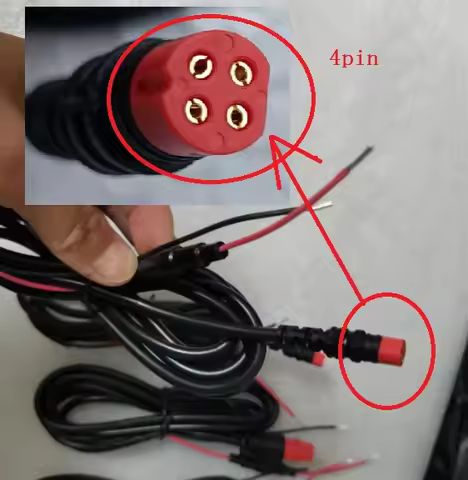 For Garmin Striker & EchoMAP Series Fish Finder Connector 010-12199-04 Power Cable Quick Connect Ada