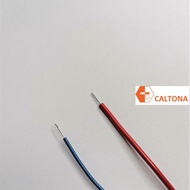 Single Core Wire Jumper Wire 1/0.5mm tinned Blue(AWG22), Red(1015)