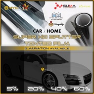 Super HD Sputter Tint Film Car Tinted House Tinted and Office Window Tint 5ft x 100ft  5% 20% 40% 60