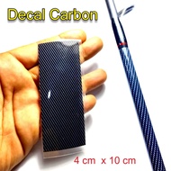 Dry decal Dry kevlar carbon for fishing rods, quality stickers