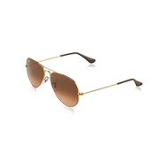 [RayBan] Sunglasses 0RB3025 Aviator Oversized Metal 9001A5 Pink Gradient Brown