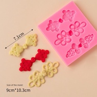 cupcake mooncake mold Ruyi Buckle Ruyi Knot Happy Birthday Chinese Knot Cheongsam Silicone Mold Cake