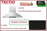 TECNO HOOD AND HOB BUNDLE PACKAGE FOR ( KA 2038 &amp; TG 208VC ) / FREE EXPRESS DELIVERY