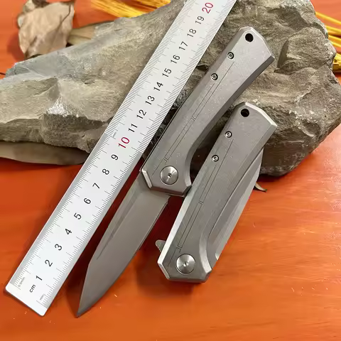 ZT 0808 Pocket Knife Outdoor Folding Knife Self Defense Knife D2 Steel Blade Portable Tactical Knife