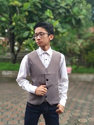 VD-[COD] - Vest Formal / Rompi Setelan Dalaman Jas Pria / Groomsmen Wedding / Rompi jas Slim Fit M L XL / rompi jas pria bisa bayar ditempat