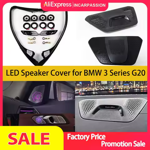 Ambient Light Speaker Cover for BMW 3 Series G20, BMW 3 Series G20 Speaker Upgrade Illuminate Midran