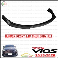 Toyota Vios 2013-2020 Bumper Front Lip Chin Body Kit Black