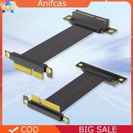 PCI-E 4.0 X1/X4 Riser Cable PCIe 4.0 High Speed Flexible Extender Card 90° Mounting PCI-E 4.0 Riser 