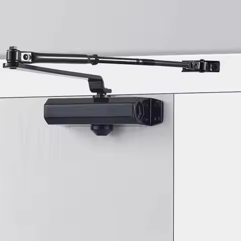 New Automatic Door Closer 25KG To 85KG Protective Hardware Adjustable Speed Mute Holder