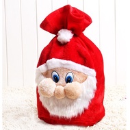 Christmas Decoration Supplies Elderly Backpack Gift Bag High-end Velvet Gift Bag Large Candy Bag WX2