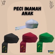 Imamah cap, 2-fold Imamah turban with 1.5 meters long, Permanent Imamah cap, Children's Imamah cap, 