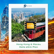 【eSim】Hong Kong & Macau Data eSim Plan 【1GB-3GB】GoGo Roaming Travel eSIM Data Plan