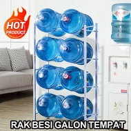 Strong and sturdy iron gallon rack 5 tiers/4 tiers / 3 tiers / 2 tiers / Black / White