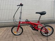Dahon Gemini Uno "Red Folding Bike"