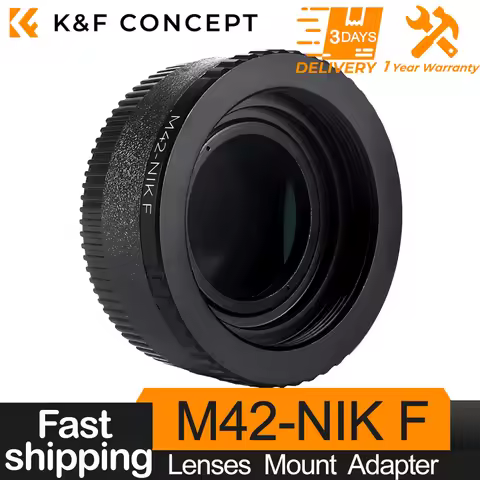 K&F Concept M42-NIK F Lens Adapter Ring for M42 Lens to Nikon AI F D5100 D700 D300 D800 D90 DSLR Cam